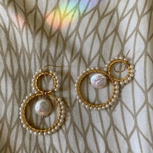 Pearl earrings